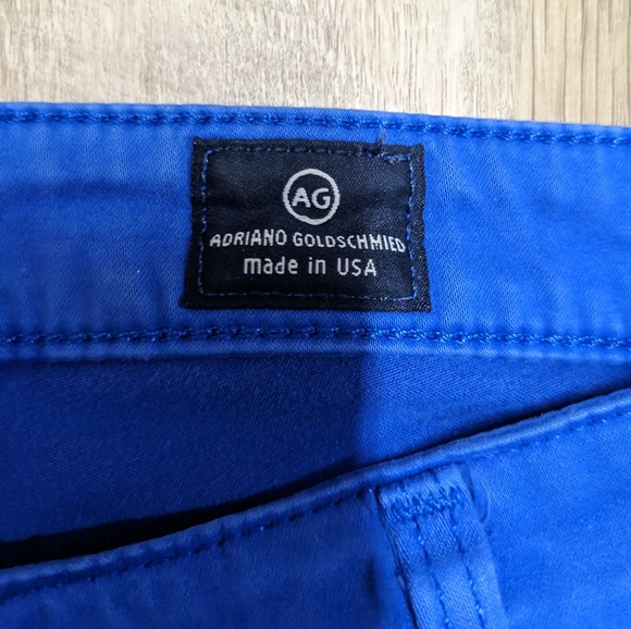 AG Adriano Goldschmied Blue The Stilt Cigarette Leg Jeans - Picture 3 of 6